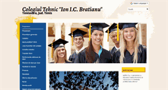 Desktop Screenshot of colegiultehnicbratianu.info